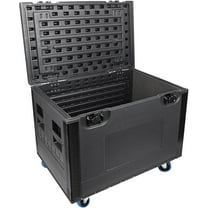 ZLPOWER Cable Trunk Size 35x22 in ATA Case - Heavy Duty Utility Road Trunk Flight Case with Wheels, Truck Pack Size Transport for Pro Audio and DJ Touring