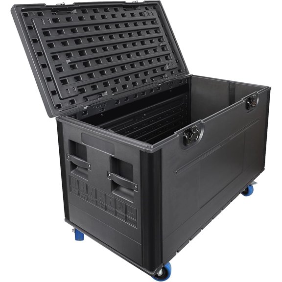 ZLPOWER Cable Trunk Size 44x22 in ATA Case - Heavy Duty Utility Road Trunk Flight Case with Wheels,Truck Pack Size Transport for Pro Audio and DJ Touring