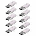 thumbnail image 1 of ZMART Micro USB to USB C Adapter 10 Pack - Charging and Data Sync and Transfer - Plug Keyboard, Mouse, Memory and Devices in Type C Phone and Laptop Ports - Black(10 PACK), 1 of 7
