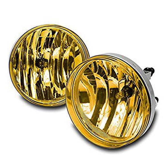 ZMAUTOPARTS GMC Sierra 15 25 35 Hd Denali Bumper Driving Fog Lights Lamps Yellow