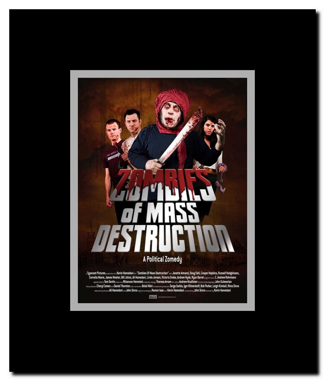 ZMD: Zombies of Mass Destruction Framed Movie Poster