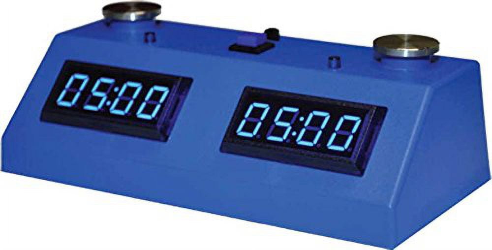 ZMFII Chess Clock YPF5 Dark Blue with Blue LED