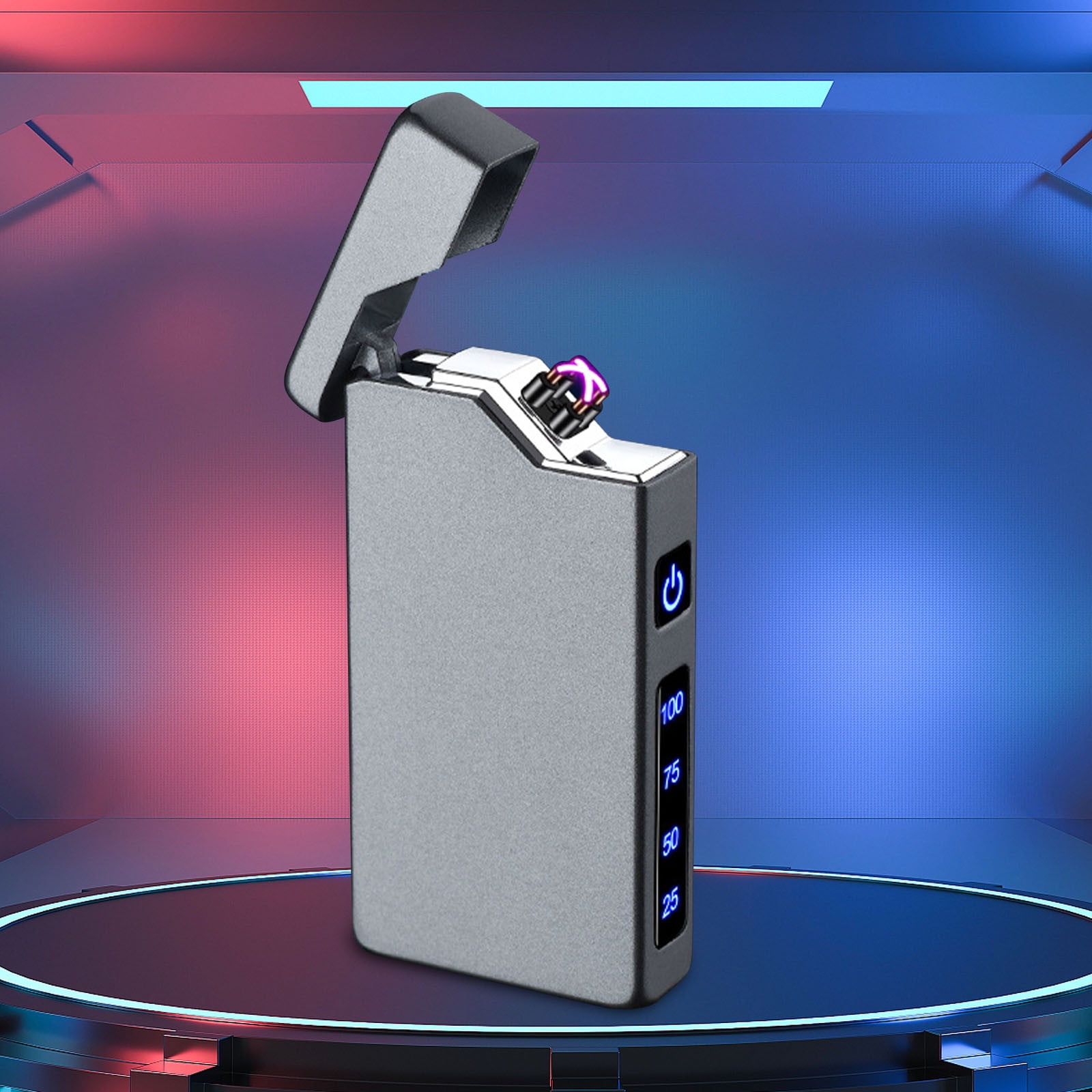 ZMFXJPE Electric Lighter Cigarette Lighter Pocket Lighter Wind Proof Lighter Rechargeable