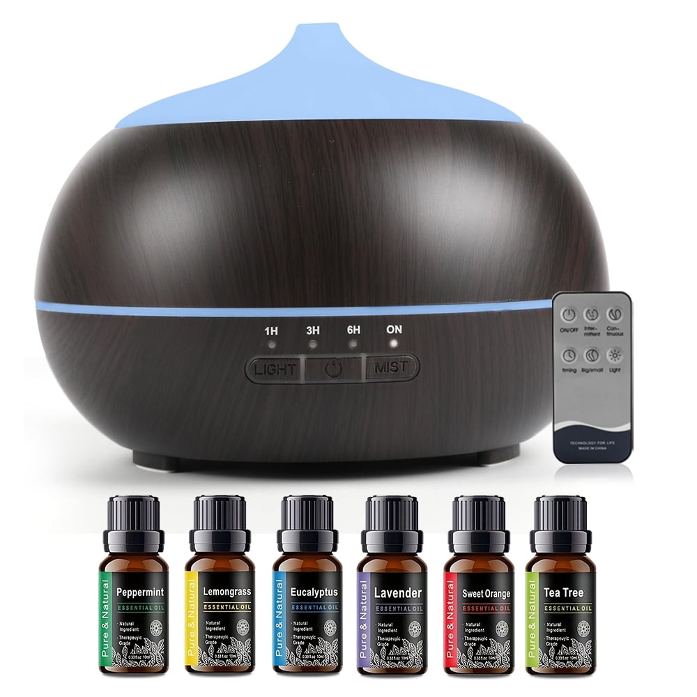 ZMGJSQ 550ML Essential Oil Diffuser BPA Free Ultrasonic Aromatherapy ...