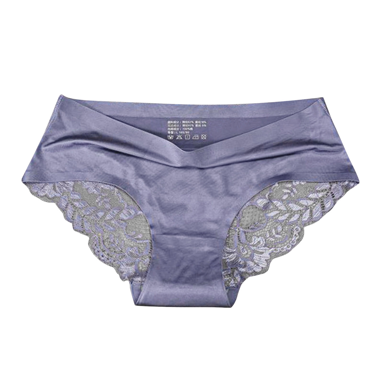 ZMHEGW 12 Packs Womens Underwear Tummy Control Breathable Ice Silk