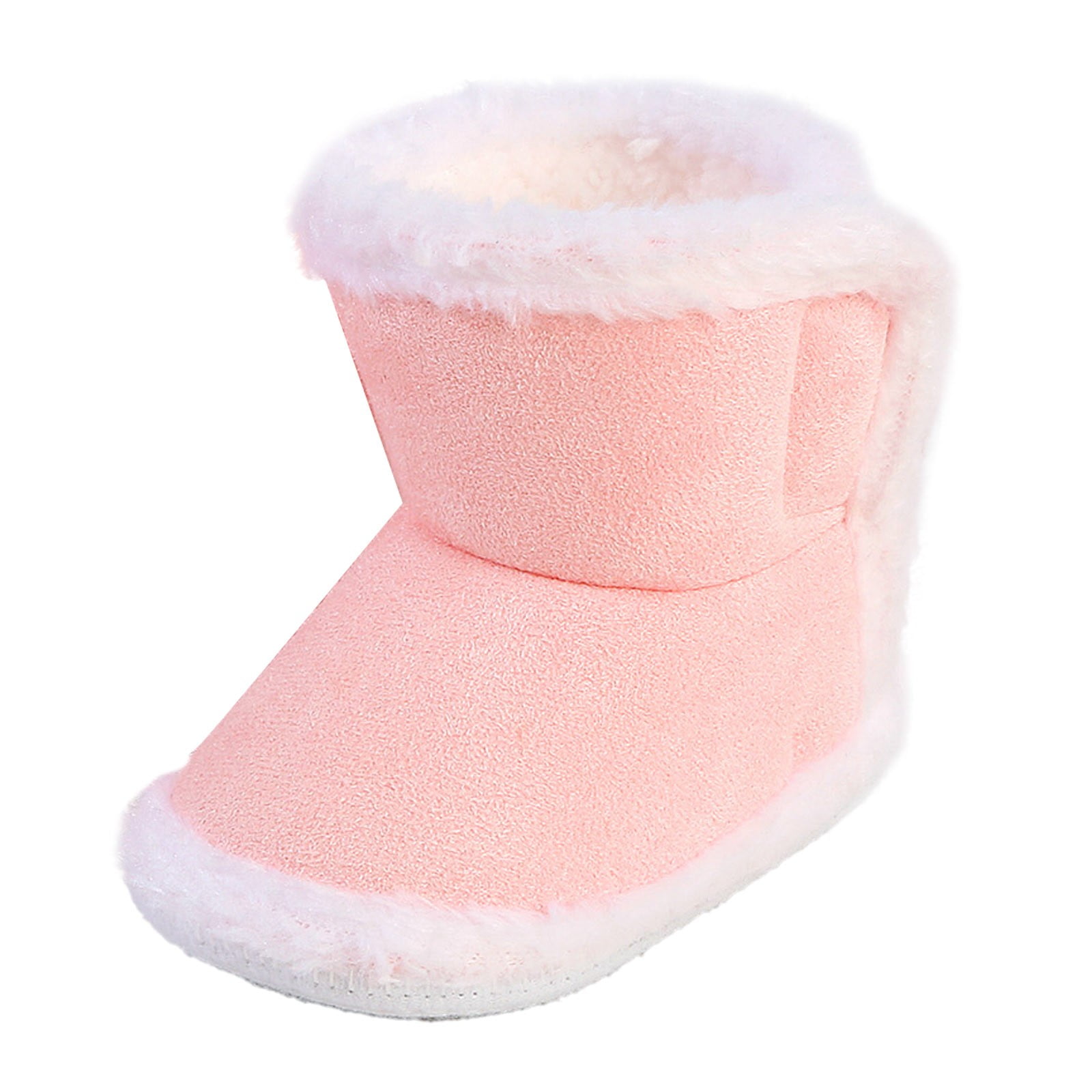 ZMHEGW Baby Shoes Com table Soft Sole Boots Warm Baby Toddler Cotton