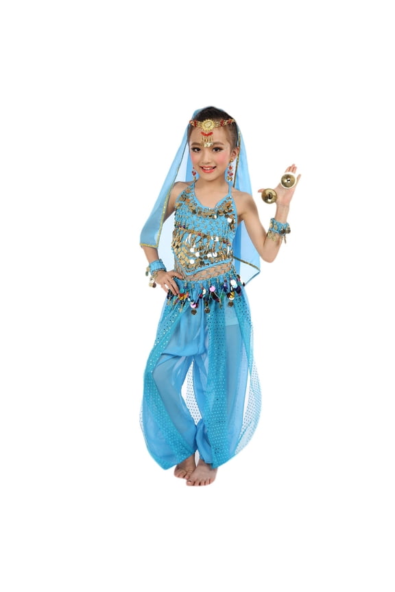 Children Girl Belly Dance Kids Belly Dancing Egypt Dance Cloth Sweats for Teen Girls Little Girl Outfits with Hats
