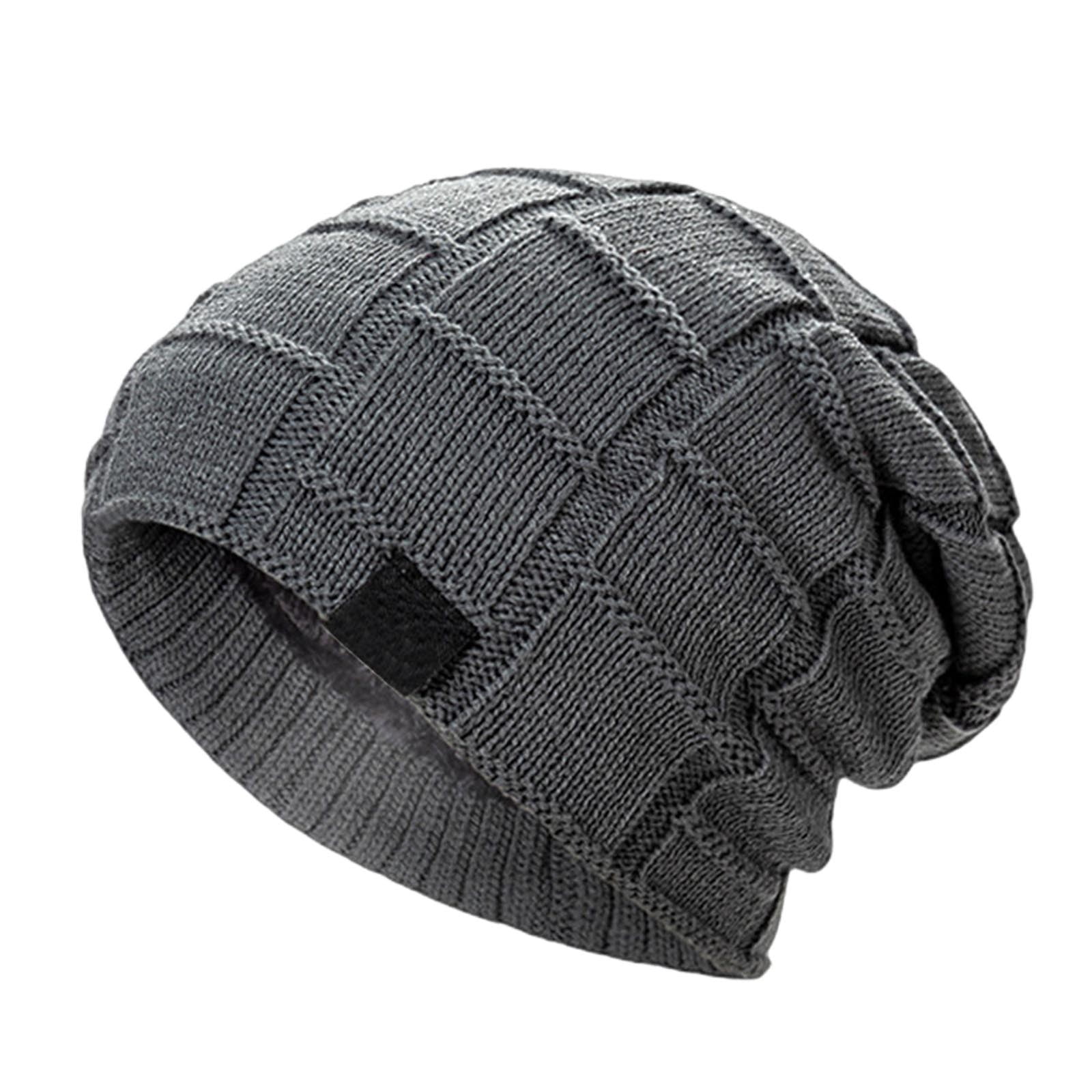 ZMHEGW Couples Winter Thickened Woolen Hats Men's And Women's Thermal