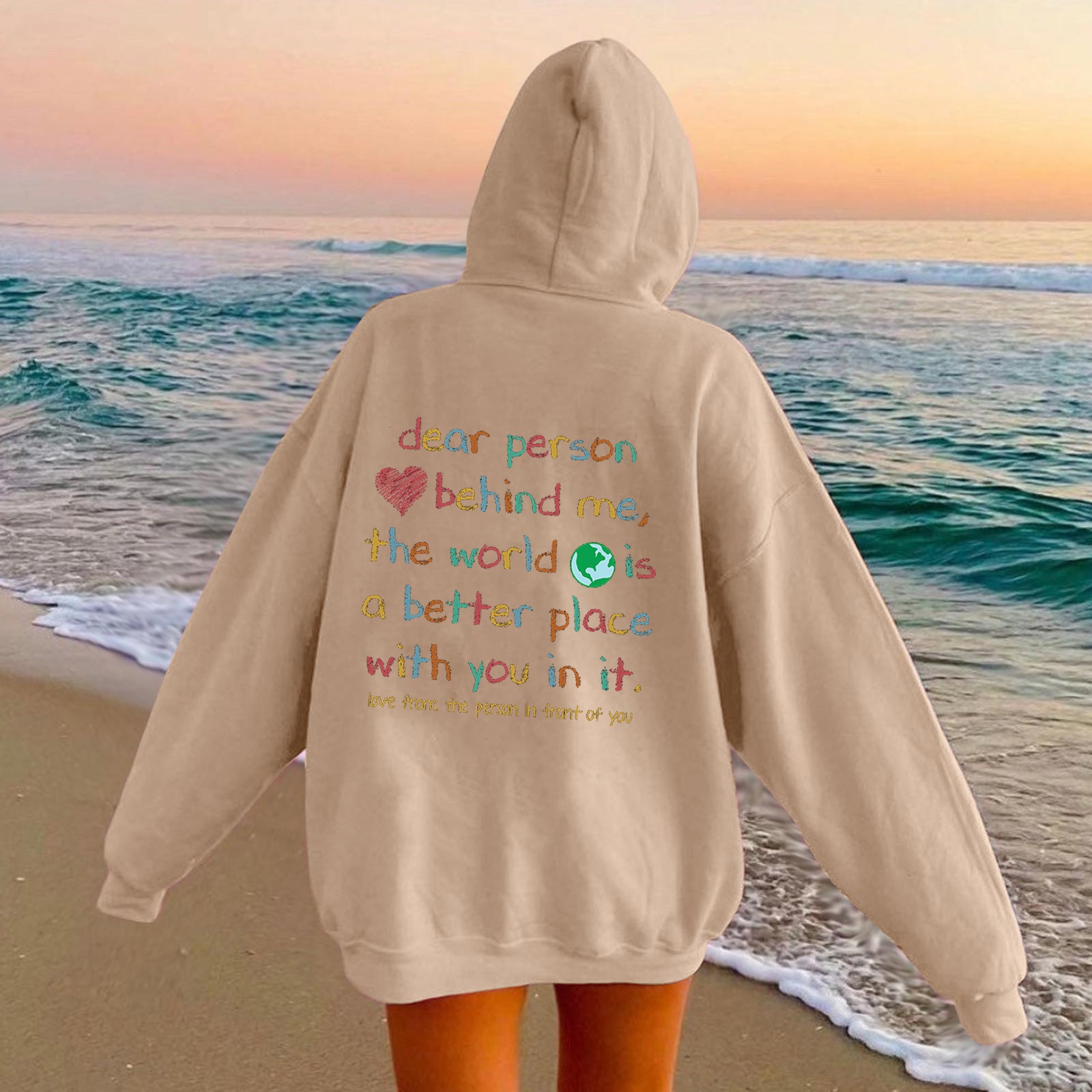 ZMHEGW Hoodies for Women Word Graphic Sweatshirts for Women Vintage Hoodie Trendy Sweatshirt Tops Walmart