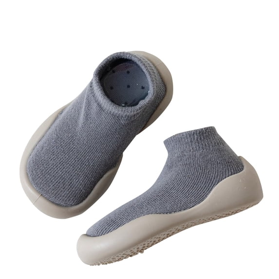 ZMHEGW Kids Girls Boys Toddler Baby Socks Shoes Children's Floor Socks Spring Baby Home Floor Socks Soft Rubber Sole Baby Shoes Knit on Shoes Size 4 6 Shoes Baby Shoes High Top Shoes Size 4