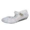 thumbnail image 1 of ZMHEGW Kids Shoes Princess Sandals Wedge Party Girls Jelly Dance Shoes For Toddler, 1 of 2