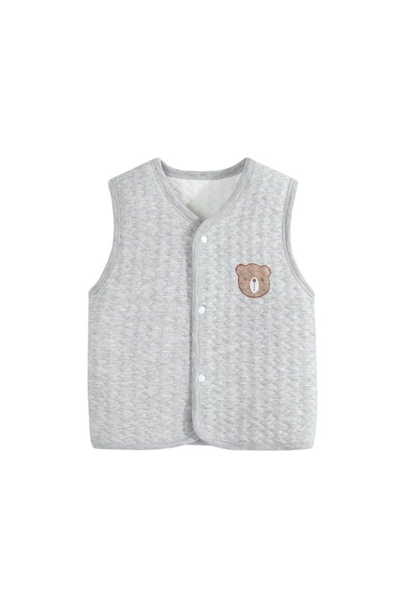 Kids Toddler Jacket Baby Boys Girls Winter Sleeveless Coat Outwear Warm Coat Vest Fall Outfits 2-3 Years