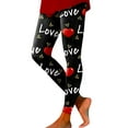 thumbnail image 1 of ZMHEGW Pants Women Trendy Valentine'S Day Print Tights Leggings Control Yoga Sport Leggings Leggings Trousers, 1 of 4