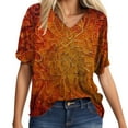 thumbnail image 1 of ZMHEGW T Shirts For Women Graphic Crew Neck Short Tops Summer Fashion Casual Sleeve Tee Printed Blouse Tshirts, 1 of 2