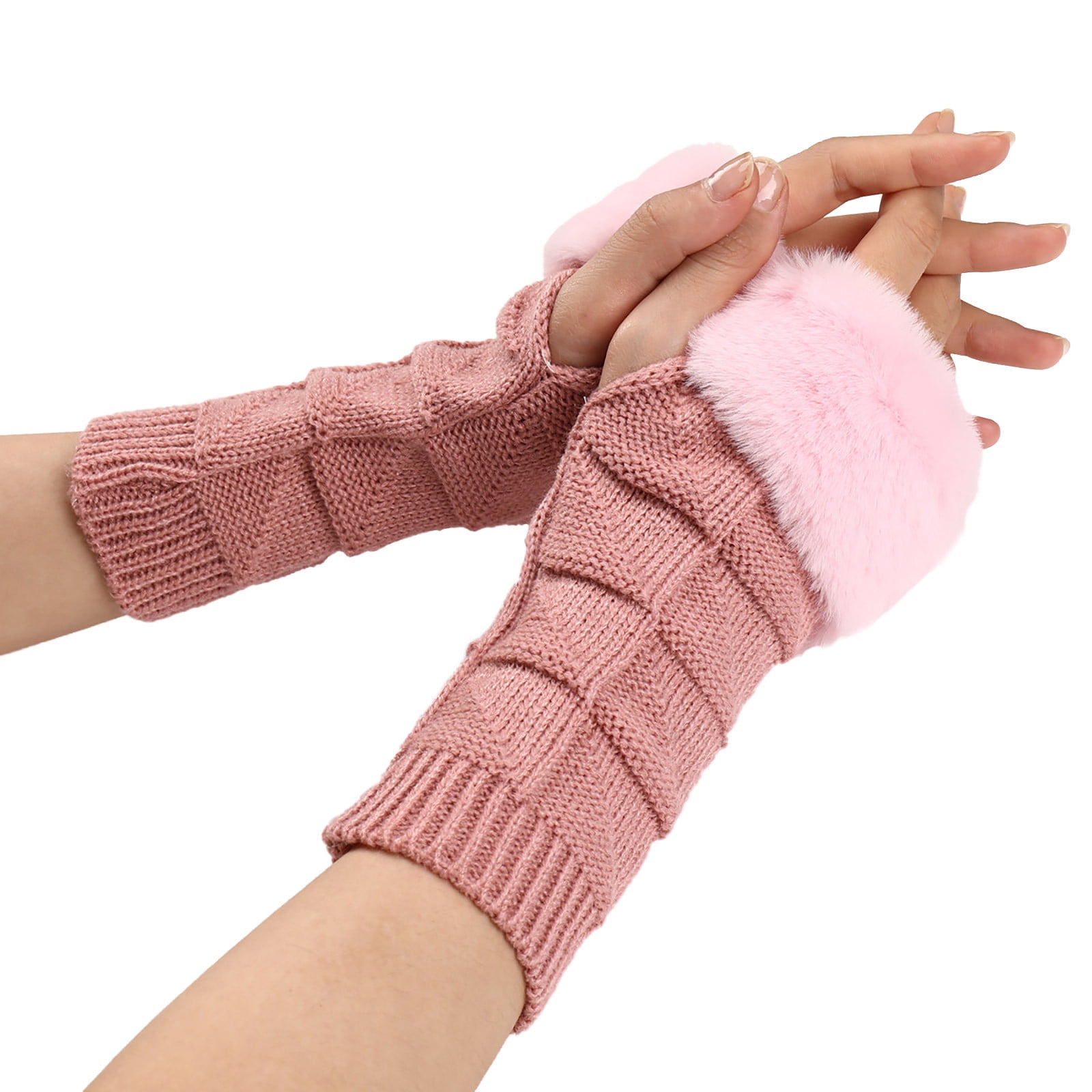 ZMHEGW Winter Gloves For Women Warm Glove Windproof Elastic Texting Black Gloves Women Thermal