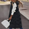 thumbnail image 1 of ZMHEGW Women Coats Long Winter Vest Sleeveless Warm Down With Pockets Quilted Vest Down Quilted Outdoor Fall Jackets, 1 of 7