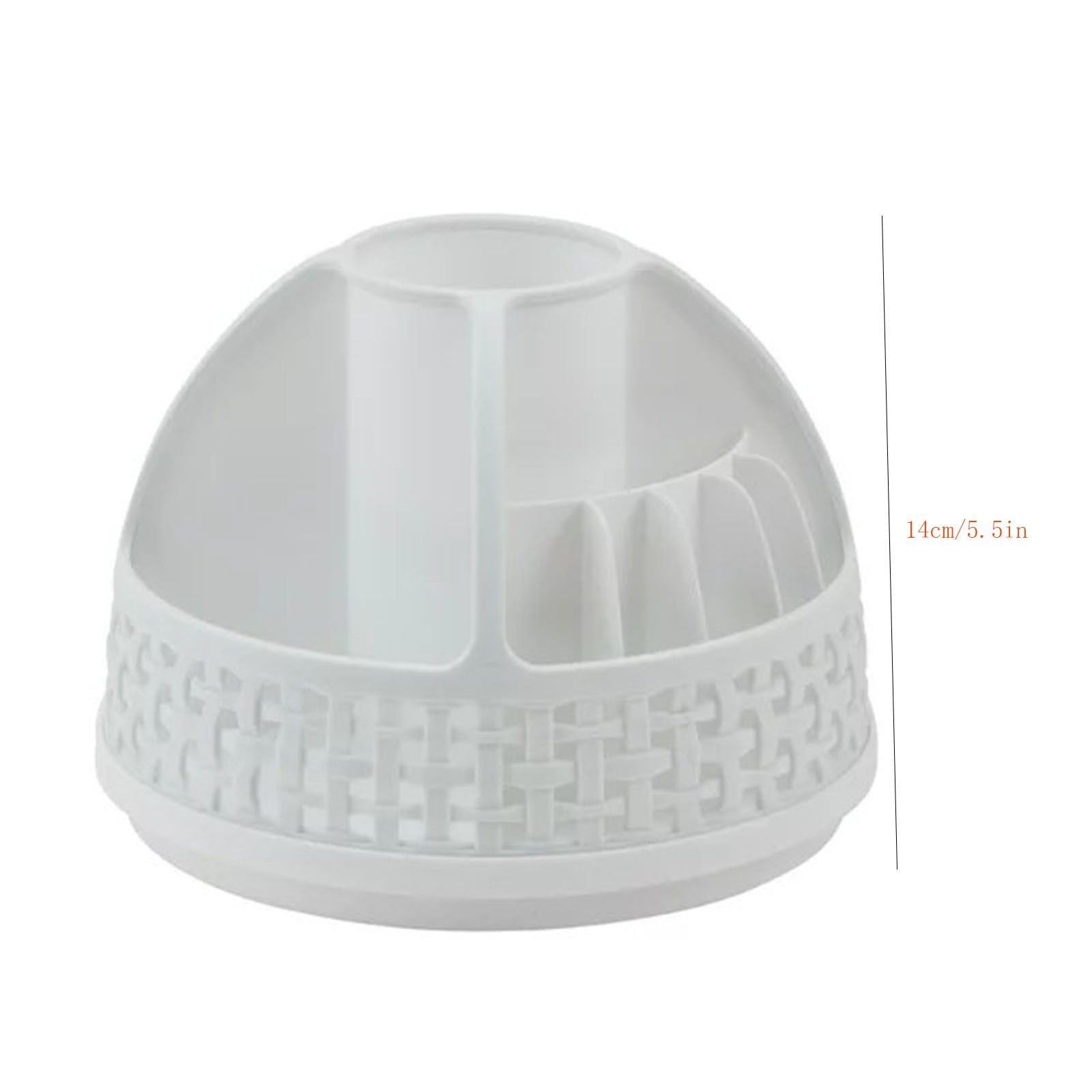 Thinkspace Beauty Rotating Cosmetic Organizer, White