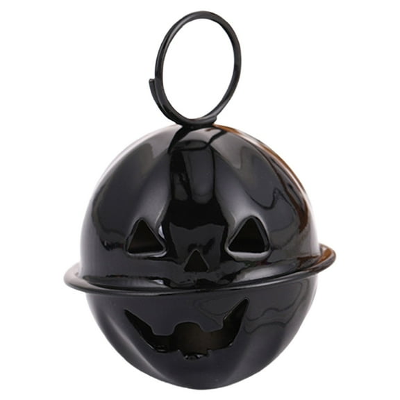 ZMKIAG 1 Inch Halloween Pumpkin Bells with Hanging Hole - Hanging Tree Ornaments in 4 Color for Indoor and Outdoor Seasonal Décor, Multifunctional Festive Party Decoration
