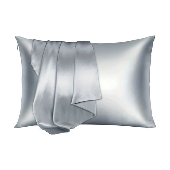ZMKIAG 1-Pack Natural Mulberry Silk Pillowcase Set - Durable Grade 6a Both Sides Smooth Cover with Elegent Colors for Hair and Skin Care, Breathable and Hypoallergenic