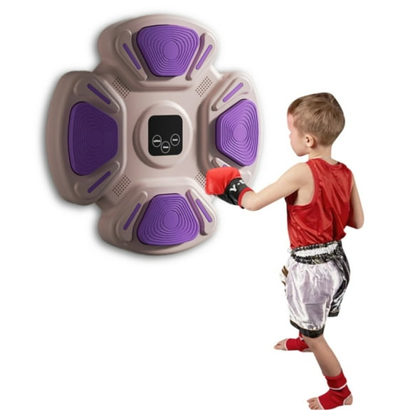 ZMKIAG 2024 Music Boxing Machine for Kids, Music Boxing Machine with Boxing Gloves,Wall Mounted, Bluetooth Boxing Training Punching Equipment for Adults Kids Indoor Gym