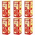 thumbnail image 1 of ZMKIAG 2025 Graduation Season Hollow Lamp Set, 6 PCS High-Quality Durable Lanterns with LED Candles, Graduation Table Centerpieces Boxes for Class of 2025 Graduation Party Decorations, 1 of 7