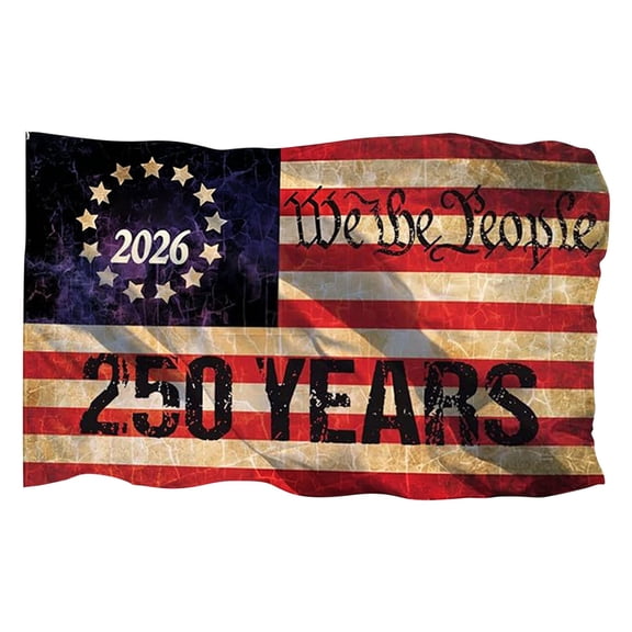 ZMKIAG 250 Year of Freedom Commemorative USA Garden Flag – 1776-2026 250 Anniversary American Flag Banner Yard Sign – Perfect for Outside 4th of July Decorations