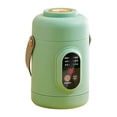 thumbnail image 1 of ZMKIAG 500W Portable Mini Multifunctional Health Electric Cooker with Ceramic Glaze Inner Pot - Small Slow Cooker with 12-Hour Reservation Function for Porridge, Rice, Soup and Steaming, 1 of 9