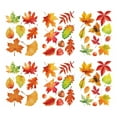 thumbnail image 1 of ZMKIAG 6-Pack Autumn Window Stickers with Maple Falling Leaf Pine Cone Design - Thanksgiving Decorations for Indoor and Outdoor Parties, Easy Apply and Remove, 1 of 4