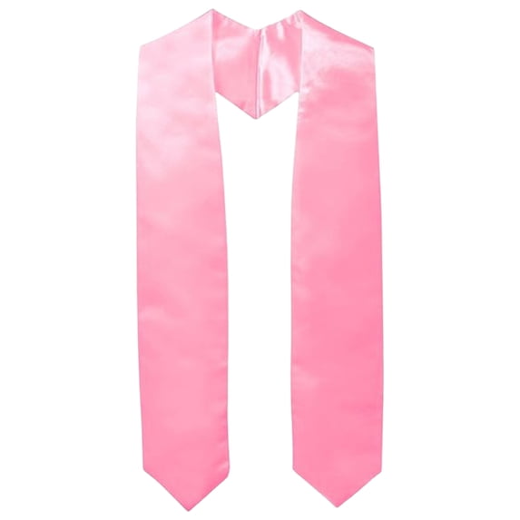 ZMKIAG 70 Inch Long Unisex Adult Plain Graduation Stole for Academic Commencements - Graduation Season Ribbon Etiquette Shoulder Strap, Pure Color Awarding Cape for Ceremony and Celebration
