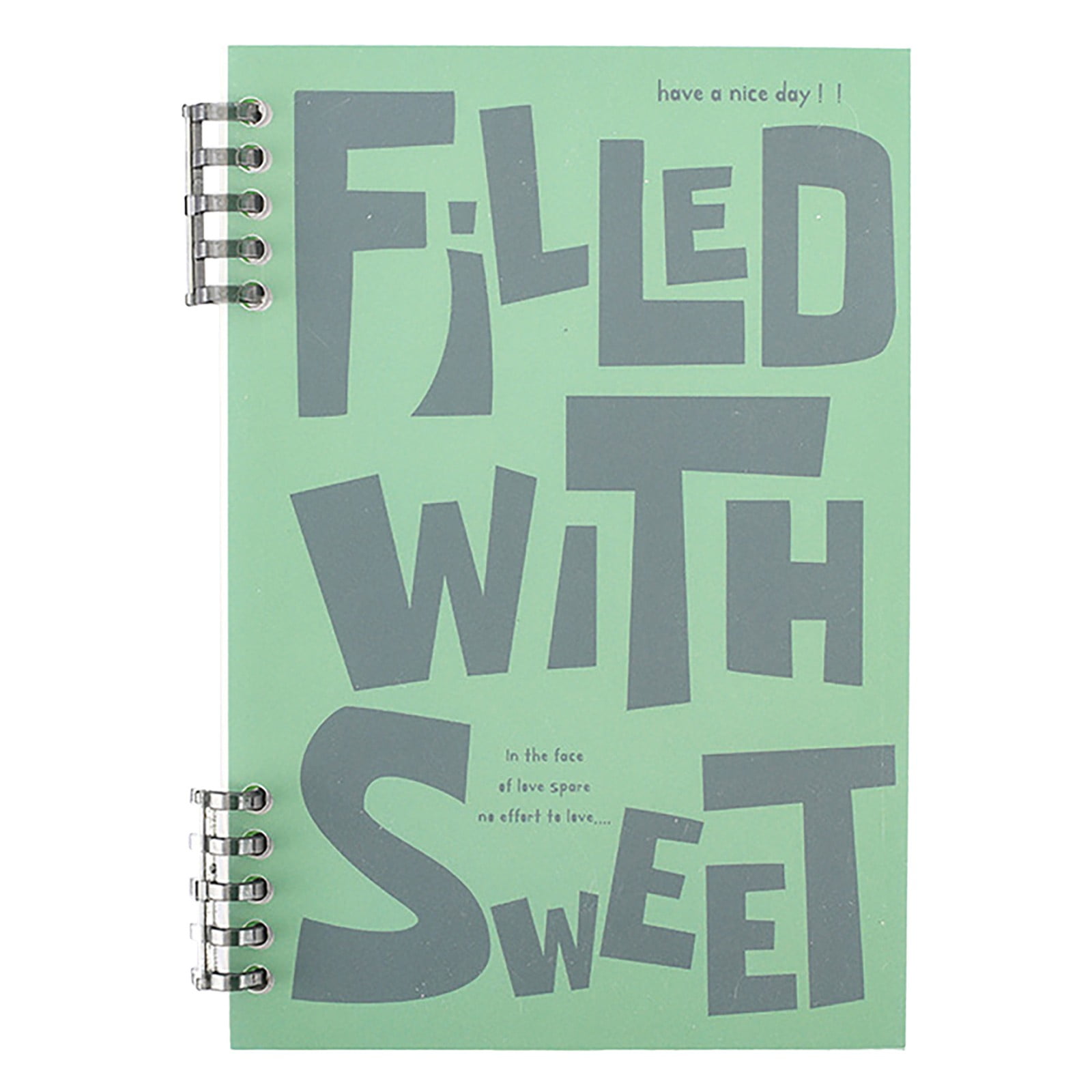 ZMKIAG American Graffiti Style Detachable Ring Notebook - 10-Hole ...