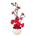 thumbnail image 1 of ZMKIAG Artificial Flowers in Vase, Realistic Fake Silk Flower with Pot for Home and Office Coffee Table Centerpiece Lifelike Faux Floral Plants Indoor Room Decor, 1 of 5