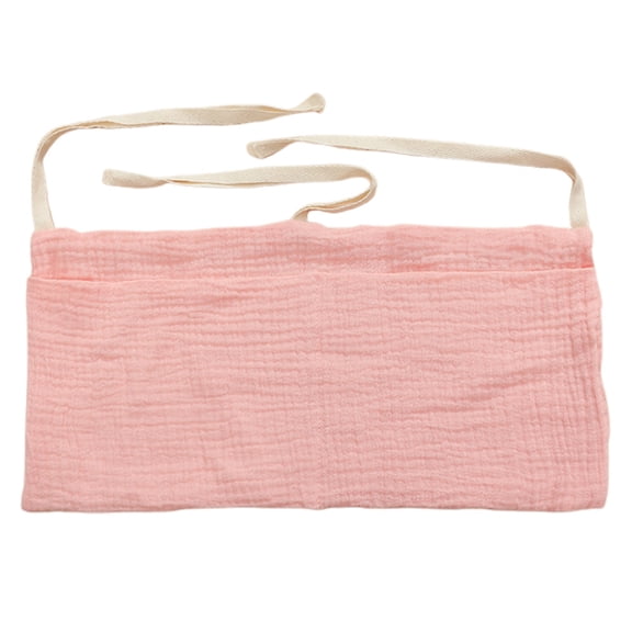 ZMKIAG Baby Crib Pocket with Straps Hanging Baby Diaper Caddy Organizer, Diaper Stacker Classified Storage Bag Organizer for Nursery Diapers Wipes Baby Essentials