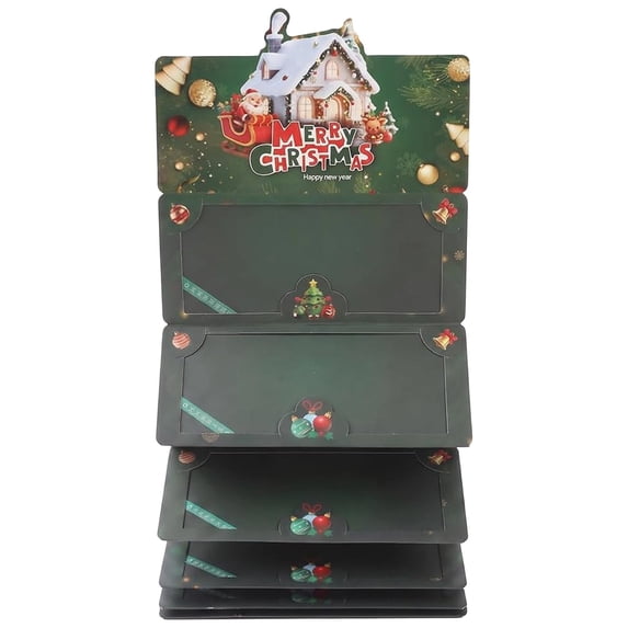 ZMKIAG Christmas Gift Card Booklet with Envelopes, Gift Card Books | Christmas Money Holders for Cash,Xmas Money Holder & Gift Card Holder Book, Holiday Stocking Stuffers