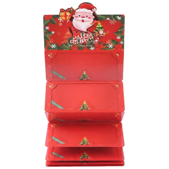 ZMKIAG Christmas Gift Card Booklet with Envelopes, Gift Card Books | Christmas Money Holders for Cash,Xmas Money Holder & Gift Card Holder Book, Holiday Stocking Stuffers