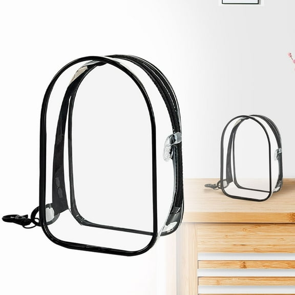 ZMKIAG Clear Hanging Display Case for 6" Plush Dolls - Protective Pvc Storage Box with Keychain - Dustproof Collector's Showcase for Stuffed Animals & Action Figures