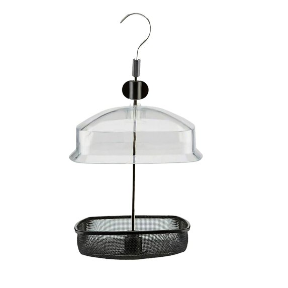 ZMKIAG Clear Window Bird Feeder - Outdoor Window Feeder with Hooks, Bird Bath or Water Bowl for Outside Watchings - with a Brush, Easy to Clean, Ideal Gifts for Mom Parents