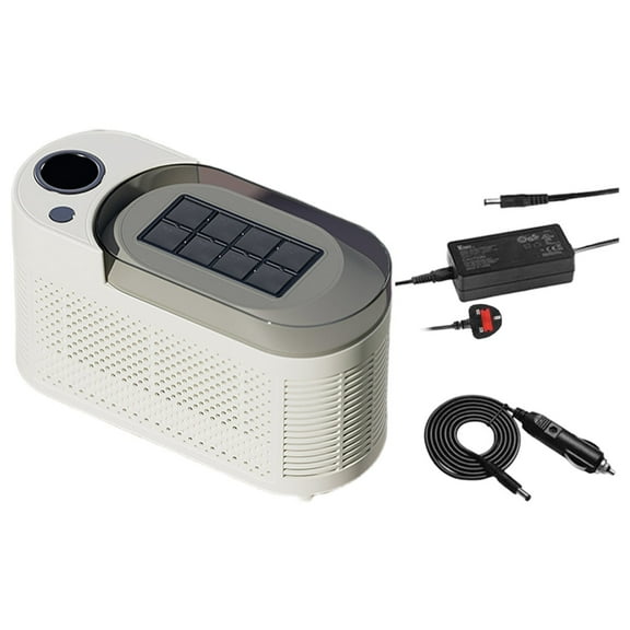 ZMKIAG Compact Ice Maker Machine, Portable Self-Cleaning Ice Makers with Basket, Multiple Power Supply Modes, 8 Ice Cubes in 10-15 Minutes, Idea for Camping Office Bar and Party