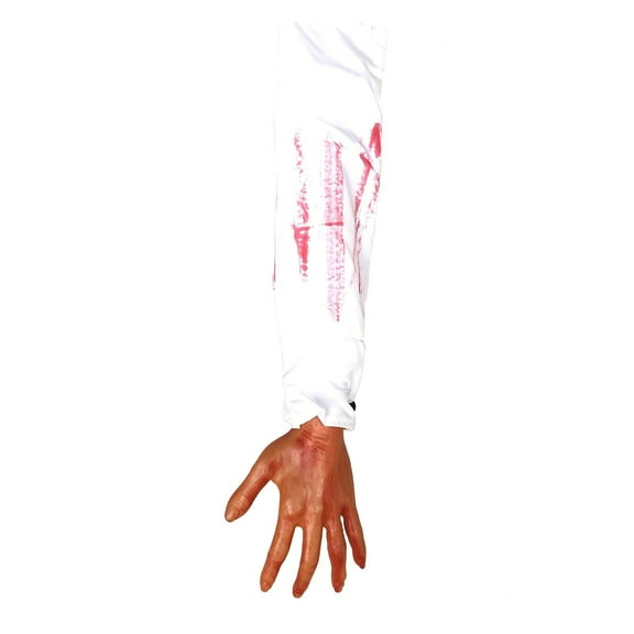 ZMKIAG Creepy Halloween Prop Scary Prosthetic Hand - Realistic Decoration for Haunted Houses & Party Displays - Chilling Special Effect Accessory for Indoor/Outdoor Scenes