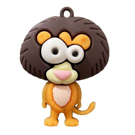 ZMKIAG Cute Creative Mini animals Shaped Magnets, Mini 3D Monkey Elephant Tiger Shaped Fridge Magnets for Home Decor, Refrigerator, Magnetic Whiteboard or Blackboard