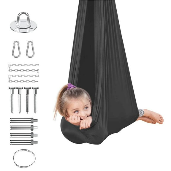 ZMKIAG Durable Therapy Swing for Kids, Adjustable & Easy Install Swing, Soothing for Sensory Processing Disorder & Special Needs, Therapy Swing for Special Needs Kids