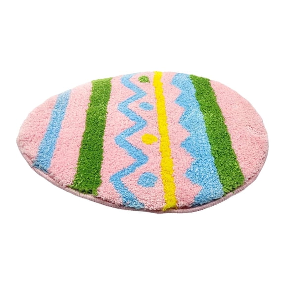 ZMKIAG Easter Decoration - Easter Memory Foam Bath Mats, Easter Bathroom Rugs, Eggs Easter Rug for Bathroom, Farmhouse Bath Mats, Holiday Decorations Non Slip 16x24 Inches