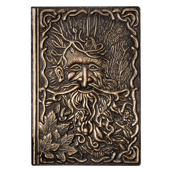 ZMKIAG European Style 3D Handmade Tree Person Notebook - Unique Gaming and Fantasy Themed Journal for Writing, Sketching and Collectors, Decorative Hardcover Design