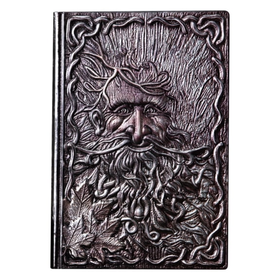 ZMKIAG European Style 3D Handmade Tree Person Notebook - Unique Gaming and Fantasy Themed Journal for Writing, Sketching and Collectors, Decorative Hardcover Design