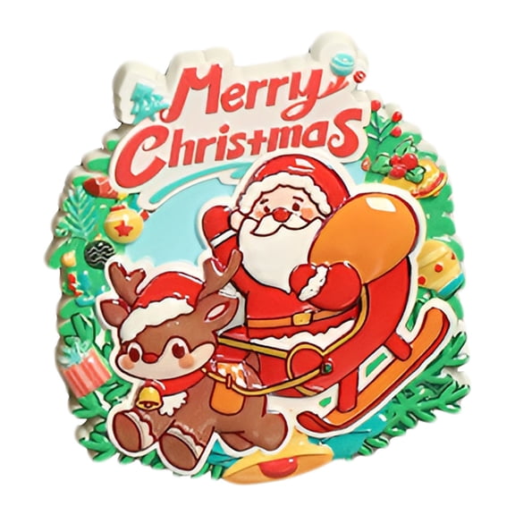 ZMKIAG Family Themed Refrigerator Decorations for Christmas 2025 - Holiday Decor Magnetic Refrigerator Door Stickers - Personalized Style for Kitchen and Home Festive Display