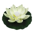 thumbnail image 1 of ZMKIAG Floating Artificial Lotus Light, Waterproof Lifelike Floating Flower Light Battery Operated Water Activated Pool Flower Lamp for Wedding, Anniversary, Garden Decoration, 1 of 9