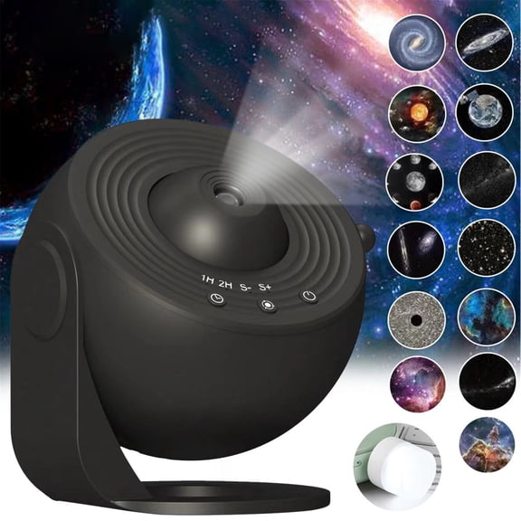 ZMKIAG Galaxy Projector for Home, Upgrade Planetarium Projector with Realistic 13 Captivating Projection Scenarios, 360° Rotation Star Projector for Bedroom Room Decoration