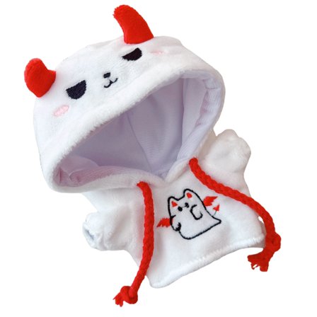 ZMKIAG Halloween Devil Plush Doll Clothing Set - Cute Costume Dresses for 6.7" Stuffed Dolls - Spooky Holiday Outfits & Accessories - Perfect for Decor & Dress-Up Play