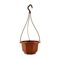 ZMKIAG Hanging Planters Hanging Plant Basket for Indoor Outdoor Plants Set Plastic Hanging Flower Pot with Drainage Holes and Removable Trays for Home Garden, 4 Sizes
