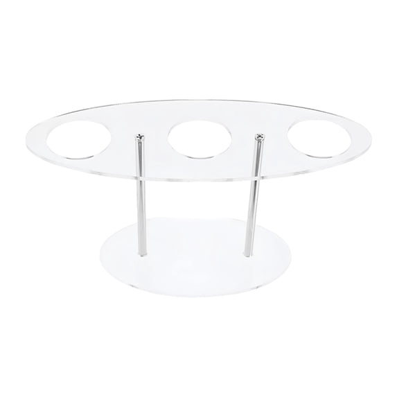 ZMKIAG Ice Cream Cone Holder, Clear 3 Holes Food Stand,Acrylic Waffle Cone Display Stand,Hand Roll Sushi Popcorn stand Rack for Kids Party Birthday Wedding Decoration
