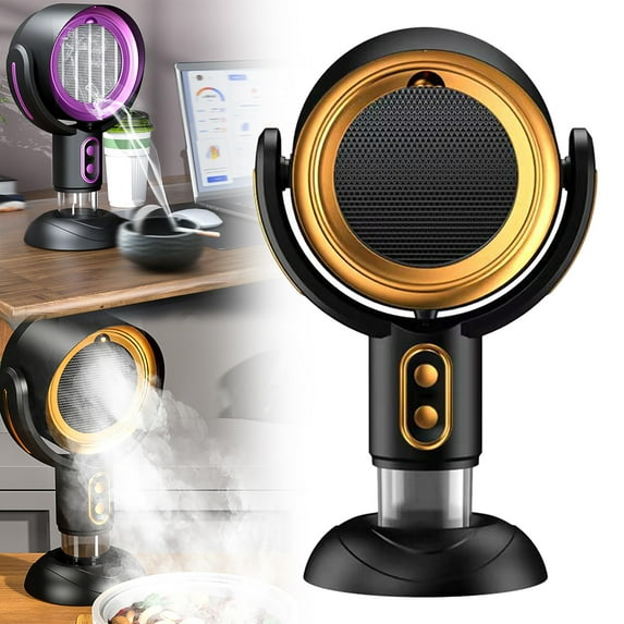 ZMKIAG Indoor Purifier, Portable Desktop Range Hood, Removable and Washable Multi-layer Filtration System Exhaust Filter, Suitable for Indoor Cooking Smoking BBQ Hot Pot